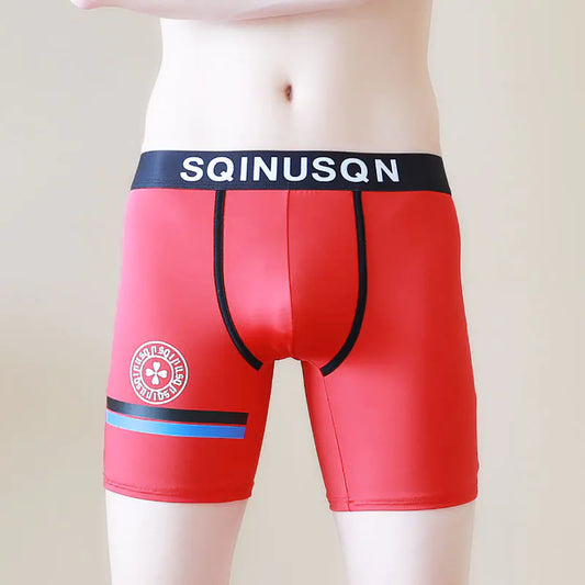 Breathable Long Leg Boxers for Men's Fashion