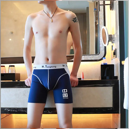 Breathable Cotton Boxers with China Print Design
