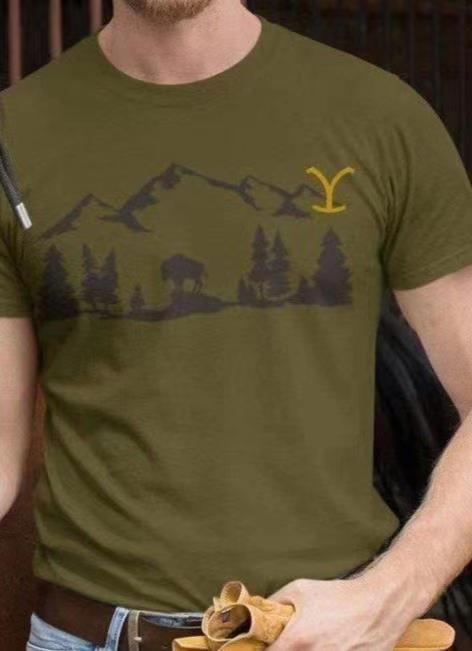 yellowstone's new 3D print T-shirt