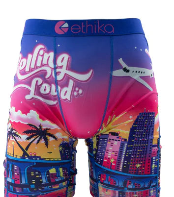 Men's Long Ice Silk Sports Boxers - Breathable & Quick-Dry