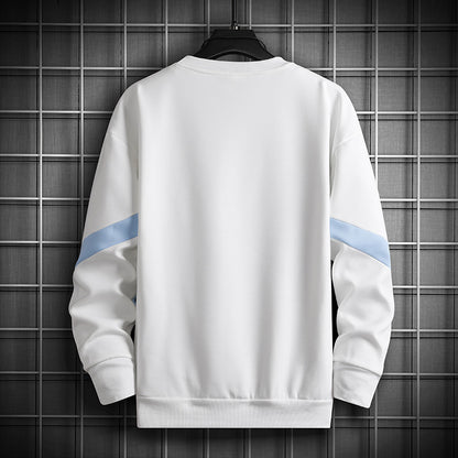 Men's fashion wear crewneck embroidered fashion pullover long sleeve