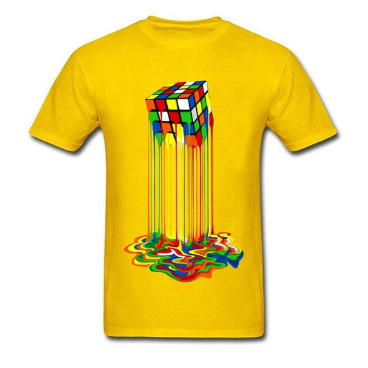 The Big Bang Theory Rubik's Cube T-shirt men and women T-shirt clothes summer