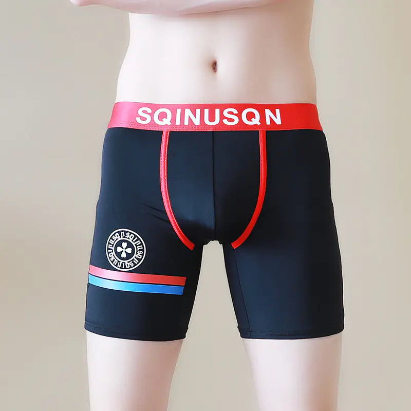Breathable Long Leg Boxers for Men's Fashion