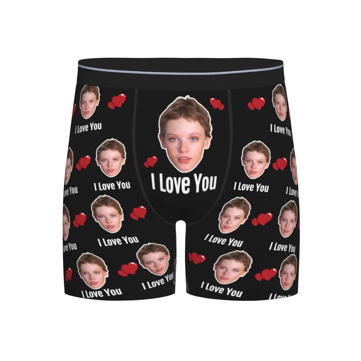 Personalized Boxers Custom Underwear with Face Customized Gifts for Men Husband Boyfriend Valentines Day Gifts for Him
