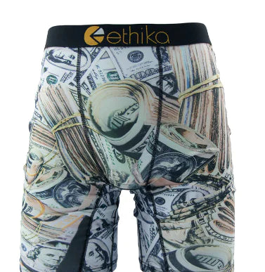 Men's Long Ice Silk Sports Boxers - Breathable & Quick-Dry