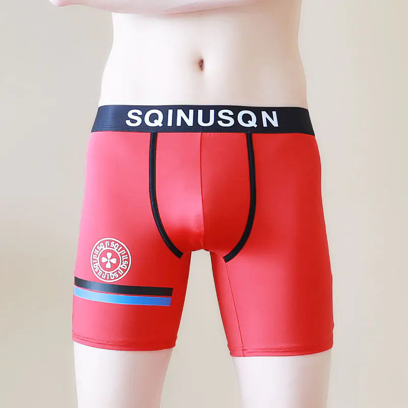 Breathable Long Leg Boxers for Men's Fashion
