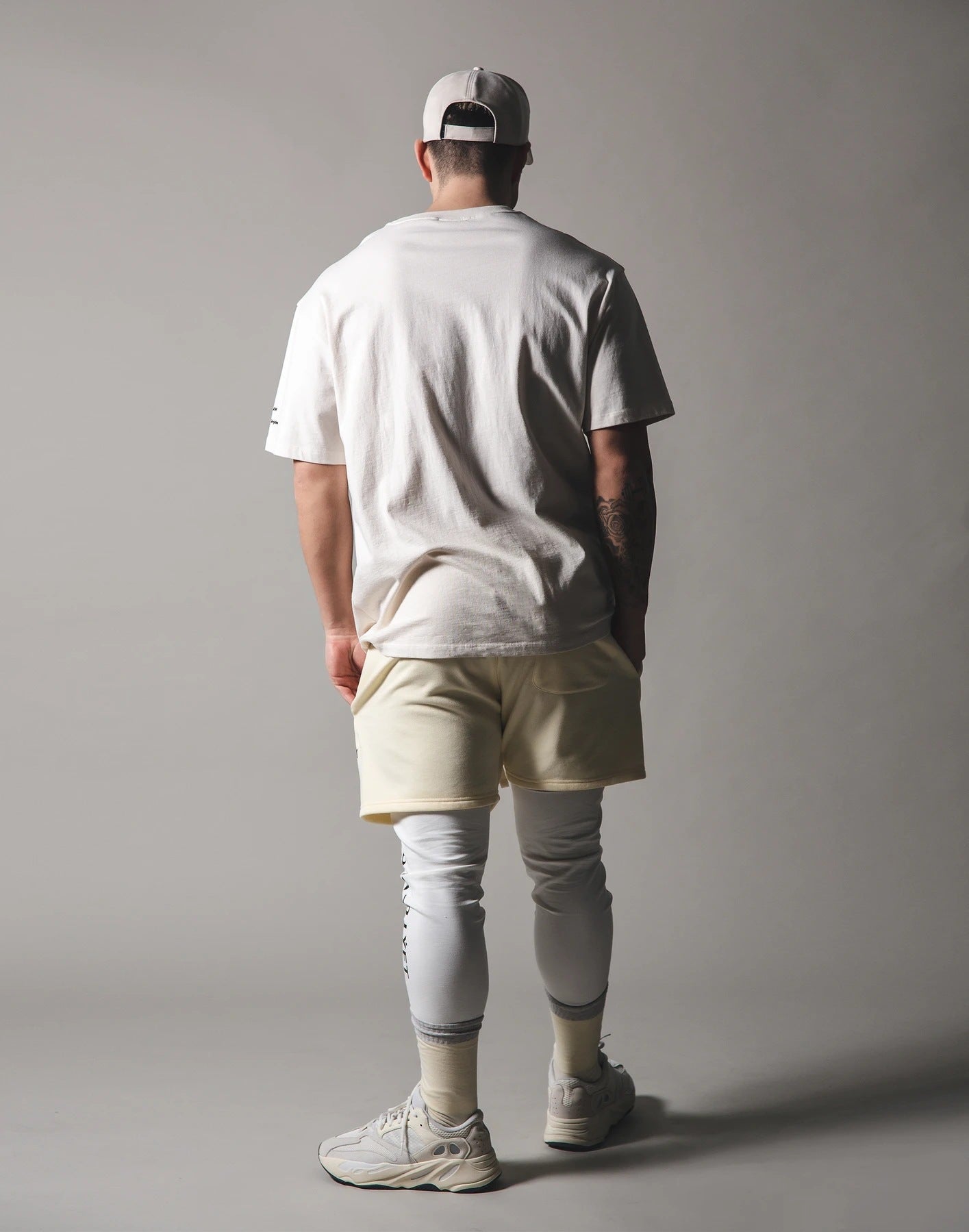 Muscle Fitness Brother Summer sports men's elasticity Slim running basketball Outdoor Casual short sleeve T-shirt ins Cross-border