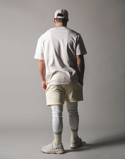 Muscle Fitness Brother Summer sports men's elasticity Slim running basketball Outdoor Casual short sleeve T-shirt ins Cross-border