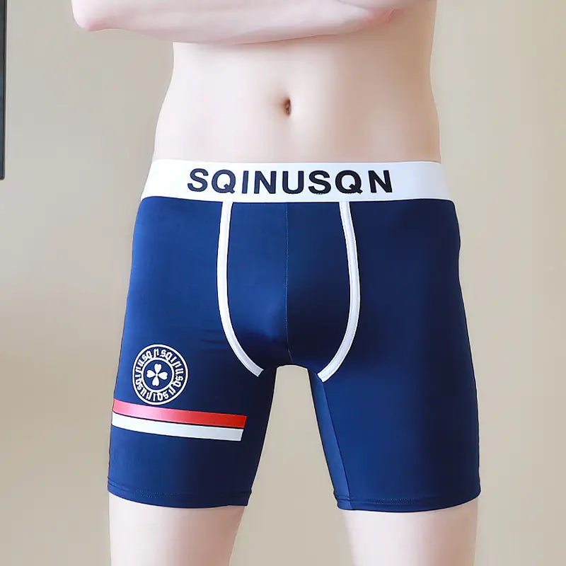 Breathable Long Leg Boxers for Men's Fashion