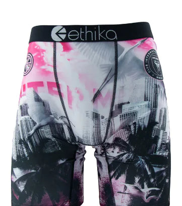 Men's Long Ice Silk Sports Boxers - Breathable & Quick-Dry