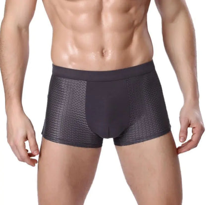 Men's Mid-Rise Striped Soft Breathable Boxers (Direct Sale)